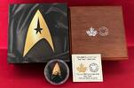Kanada Canada 200 Dollar Gold 2016 Star Trek - Delta Coin Polierte Platte in Kapseln, Zertifikat, Ho