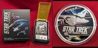 Tuvalu 2 Dollar Silbermünze - 2 oz Silber Proof Coin 2018 Star Trek Original Series - Ships of the L