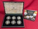 Mexiko 6 x 100 Pesos Silbermünzen, je 1/2 Unze Feinsilber Serie Iv 2014 Herencia Numismática De México 6 Monedas -
