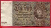 Deutschland Germany 1933 - 1945 1000 Mark Banknote Geldschein 1936 Karl Friedrich Schinkel Kassenfri