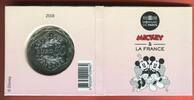 Frankreich 50 Euro Silbermünze 2018 Mickey Mouse - Mickey & La France Stempelglanz im Folder, OVP