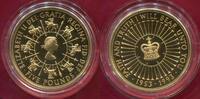 Englang Großbritannien Great Britain UK 5 Pfund Pounds Gold 1993 40th anniversary of coronation of Q