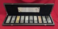 Kamerun 10 x 3.000 Francs CFA Silber Münzbarren 2020 NOBLE BAR Shangai Edition Kilo Set 10 Silber Mü