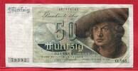 Bundesrepublik Deutschland Western Germany FRG 50 DM Deutsche Mark Banknote Geldschein 1948 Sogenann