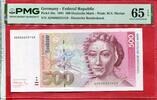 BRD Bundesrepublik Deutschland, FRG, Germany 500 DM Banknote Geldschein 1991 Sybilla Merian Löwenzah