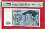 BRD, Deutsche Bundesbank 100 DM Deutsche Mark Banknote Geldschein 2.1.1980 Kosmograph Sebastian Müns