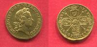 England Großbritannien United Kingdom 1/4 Guinea Gold 1718 Georg I. 1714 - 1727 F. vz min gereinigt 