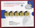 BRD 5 x 2 Euro Gedenkmünzen Brandenburg - Bundesländer Serie - Schloß Sanssouci -