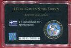 Griechenland 2 Euro Farbprägung vergoldet 2 Euro Golden Stars-Edition - Spyridon Louis -