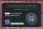 Slowakei 2 Euro Farbprägung vergoldet 2 Euro Golden Stars-Edition - Beitritt zur EU -