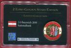 Österreich 2 Euro Farbprägung vergoldet 2 Euro Golden Stars-Edition - Nationalbank -
