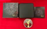 Mexiko 1 Onza Silber Plata Pura 2015 Libertad - Lava Edition (1 oz, Ruthenium- und Goldveredelung) Stempelglanz in Kapsel, Zertifikat, Box & Umka...