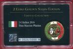 Italien 2 Euro Farbprägung vergoldet 2 Euro Golden Stars-Edition - Titus Maccius Plantus -