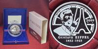 Frankreich France 50 Euro Silber 5 Ounces Unzen Fine Fein Gustave Eiffel - 120 years Eiffel Tower Eiffelturm -