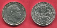 Weimarer Republik Karl Goetz Silbermedaille Gedenkmedaille Paul von Hindenburg 80. Geburtstag -