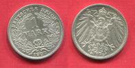 Germany-Empire Kaiserreich Deutschland 1 Mark Silber Deutsches Kaiserreich Kursmünze -