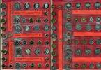 Bundesrepublik Deutschland DM Kursmünzensatz, Komplett 5 Platten 1998 ADFGJ Komplett in Originalfolie -