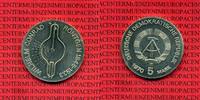 DDR 5 Mark DDR DDR 5 Mark 1970 Neusilber Wilhelm Conrad Röntgen, prfr, Cu/Ni