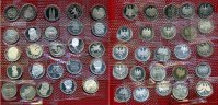 Bundesrepublik Deutschland 25 x 5 DM Gedenkmünzen Silber /Cu/Ni Lot 25 x 5 DM Gedenkmünzen ab Mercator, siehe Bild, Spiegelglanz *