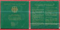 Bundesrepublik Deutschland Satz 5 x 10 DM Silbermünzen Deutschland 5 Gedenkmünzen 10 DM Blister 2000 Johann Sebastian Bach A D F G J