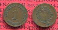 Kaiserreich Kleinmünze nach Jäger 1 Pfennig Kaiserreich Deutsches Reich, 1 Pfennig 1877 A, J. 1 Jahrgang