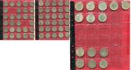 Bundesrepublik Deutschland 72 x 5 DM Silberadler Kompl. o. 1958 J 72 x 5 DM Silberadler Satz ohne 1958 J, zirkuliert