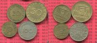 Saarland Satz, 10, 20 50 und 100 Franken Saarland Satz, 10, 20 50 und 100 Franken 1954-55 ss-ss+, 4 Münzen