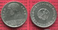 Weimarer Republik Deutsches Reich 5 Mark Weimarer Republik 5 Mark 200. Geburtstag von Lessing 1929 A Silber, J. 336