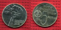 DDR 5 Mark Gedenkmünze DDR DDR 5 Mark 1978 Cu/Ni, Anti Apartheid, Normalausgabe