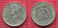 Weimarer Republik Deutsches Reich 5 Mark Silber Gedenkmünze Weimarer Republik 5 Mark 200. Geburtstag von Lessing 1929 A Silber, J. 336