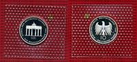 Bundesrepublik Deutschland FRG Germany 10 DM Gedenkmünze Commemorative Coin Bundesrepublik Deutschland, 10 DM 1991 A, Brandenburger Tor PP/Noppenfolie
