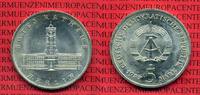 deutschland DDR 5 Mark Cu/Ni DDR 5 Mark 1987 Rotes Rathaus Berlin Cu/Ni