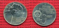 DDR 5 Mark DDR Cu/Ni DDR 5 Mark 1978 Cu/Ni Internationales Anti Apartheid Jahr