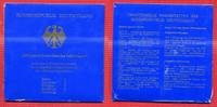 Bundesrepublik Deutschland 10 DM, A,D, F, G, J, Satz im Blister 10 DM 1998 A,D,F,G,J 300 Jahre Franckesche Stiftungen Spiegelgl/PP im Blister