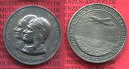 Medaille Weimarer Republik Medaille Bremen Weltflug Medaille Auf den ersten Ost-West Ozeanflug der Bremen 1928 -