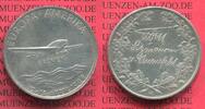 Medaille Weimarer Republik Medaille Bremen Weltflug Medaille Auf den ersten Ost-West Ozeanflug der Bremen 1928 Schreibschrift var. VZ , Patina