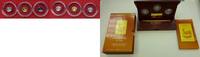 Liberia Reppa Investment Coin Set Investment Coin Set - 1 x Gold, 1 x Platin, 1 x Silber -