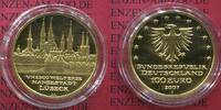 Deutschland BRD 100 Euro Lübeck 100 Euro Goldmünze 1/2 Unze Deutschland BRD 100 Euro Gold 2007 J Weltkulturerbe Lübeck Stgl. OVP