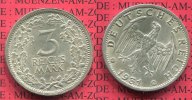 Weimarer Republik Deutsches Reich 3 Mark Kursmünze Silber Weimarer Republik 3 Mark Kursmünze 1931 A Silber überdurchschnittlich