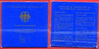 Bundesrepublik Deutschland 10 DM, A, D, F, G, J Satz im Blister 10 DM 1998 A,D,F,G,J 50 Jahre Deutsche Mark Spiegelglanz im Blister