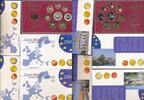 Bundesrepublik Deutschland, Germany FRG Kursmünzensatz KMS 5 x 3,88 Euro BRD KMS Kursmünzensätze ADFGJ 2003 1 Cent bis 2 Euro, 8 Münzen Spiegelgl...