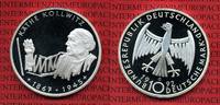 Bundesrepublik Deutschland FRG Germany 10 DM Gedenkmünze Commemorative Coin Bundesrepublik Deutschland, 10 DM 1992 G, Käthe Kollwitz