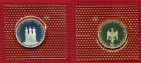 Bundesrepublik Deutschland 10 DM 1989 Gedenkmünze Silber BRD 10 DM 1989 J Gedenkmünze Silber 800 Jahre Hafen und Hamburg PP Noppenfolie
