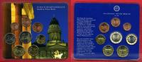 Bundesrepublik Deutschland, Berlin Euro-Set Kursmünzensatz BRD Euro Kursmünzensatz, Staatliche Münze Berlin, Gendarmenmarkt A