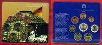 Bundesrepublik Deutschland, Berlin Euro-Set Kursmünzensatz BRD Euro Kursmünzensatz, Staatliche Münze Berlin, Reichstag A