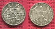 Weimarer Republik Deutsches Reich 3 Mark Silber Gedenkmünze Commemorative Weimarer Republik 3 Mark Uni Marburg 1927 A Silber prfr. nicht gereinigt