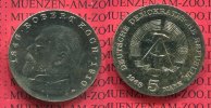DDR GDR Eastern Germany 5 Mark DDR Cu/Ni Gedenkmünze DDR 5 Mark 1968 Neusilber Robert Koch 1843 - 1910