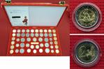 Vatikan Münzbox 51 Münzen m. 2 E Schweizer Garde 51 Vatican Currency Coins with 2 Euro 2006 Swiss Guards w. german COA Picture