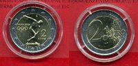 Griechenland, Greece 2 Euro Gedenkmünze Griechenland 2004 2 Euro Olympische Sommerspiele Athen 2004 Diskuswerfer