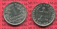 III. Reich 1 Reichsmark Nickel Kursmünze Nickel,
